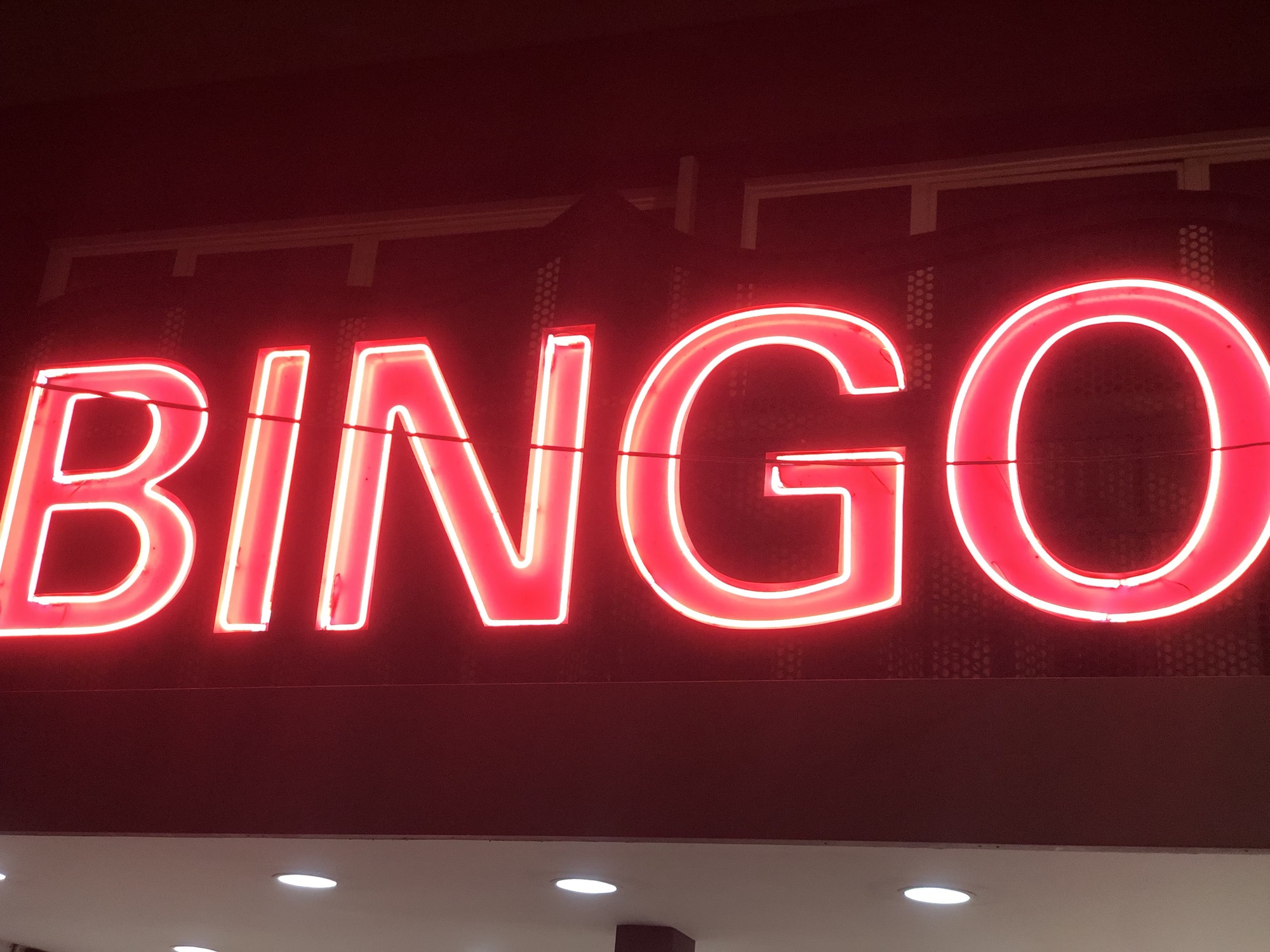 Bingo sign